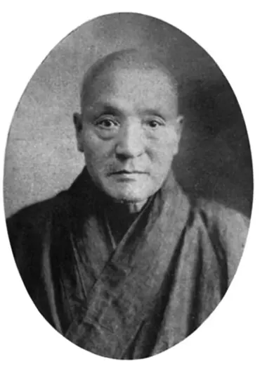 印光大师椭圆半身法相